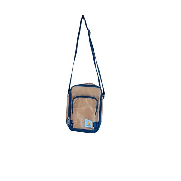 Carhartt Crossbody Zip Bag Unisex Brown Water Repellent OS Style #B0000511 - Picture 1 of 8